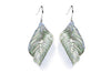 Forest Floor Leaf Earrings Mint