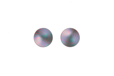 The Minimalist Stud Earrings Violet