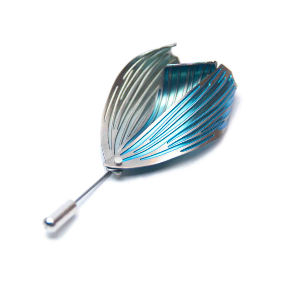 Three Petal Pin - Green/Mint